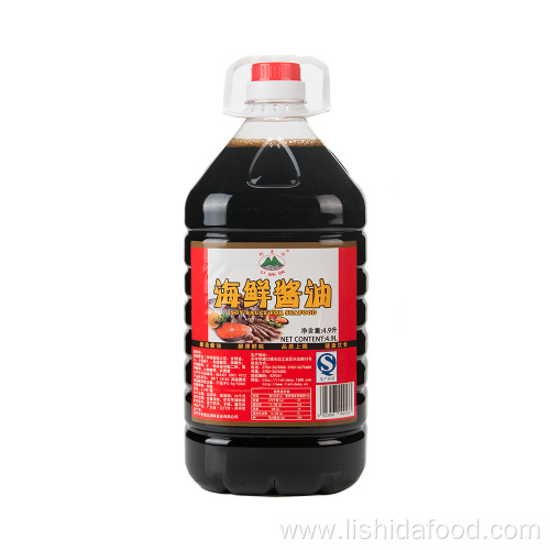 4.9L Plastic Drum Seafood Soy Sauce